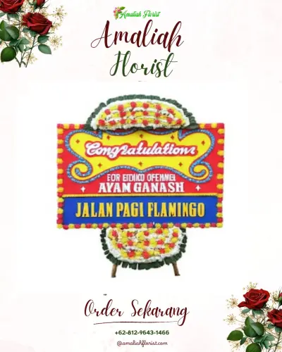 Bunga Papan Congratulation di Klampokarum